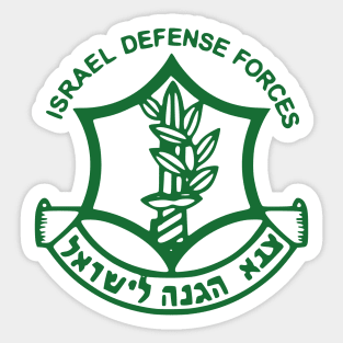 IDF GREEN LOGO Sticker